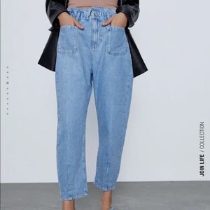 ZARA Z1975 Baggy Paperbag Jeans